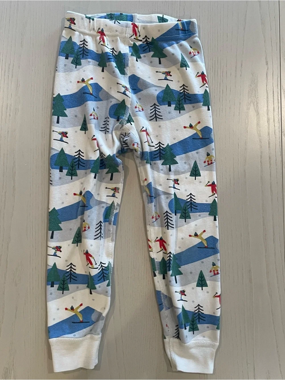 Hanna Andersson HannaJams Long John Pajama Set Ski Slope - Size 4 100